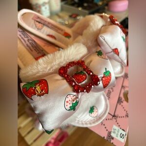 Juicy Couture & Strawberry Slippers